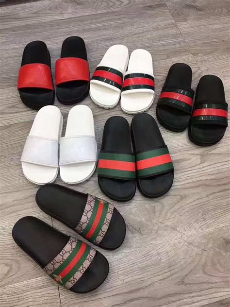 fake fake red gucci slides|how to authenticate gucci slides.